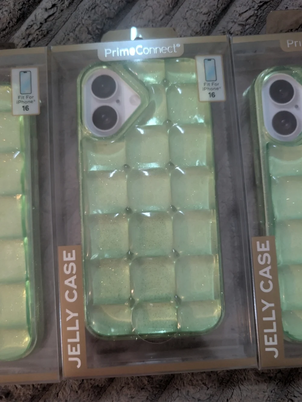 NeeDoh Inspired‎ Puffy iPhone Case 💚 Squishy Bubble Aesthetic iPhone 16/17